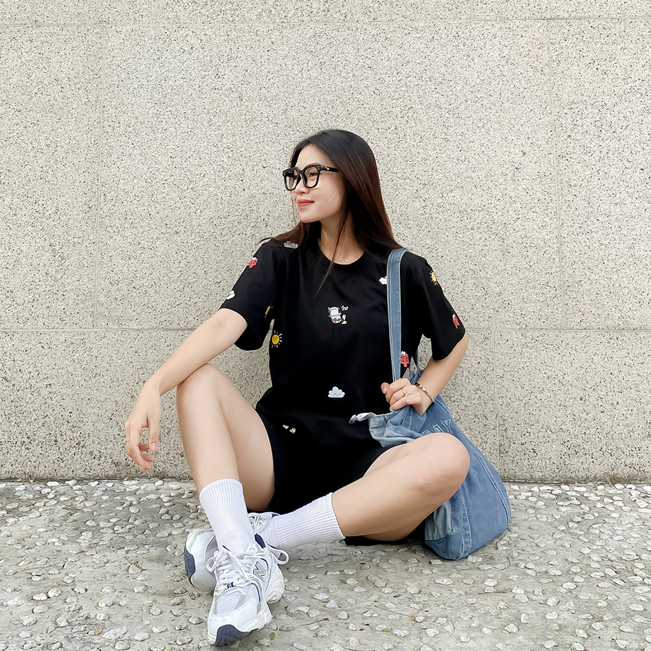 Unisex Lazy Pattern Tee