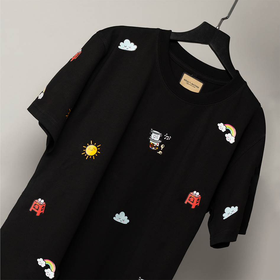 Unisex Lazy Pattern Tee