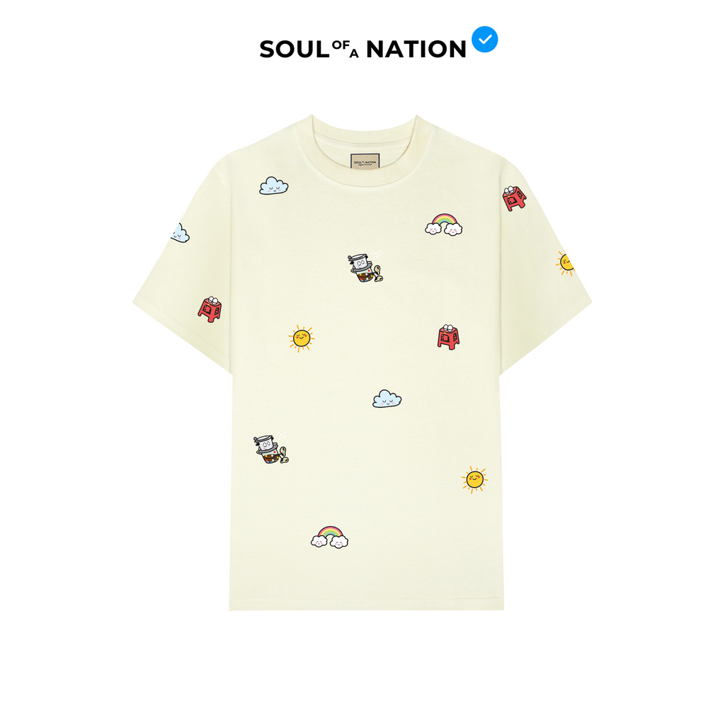 Unisex Lazy Pattern Tee