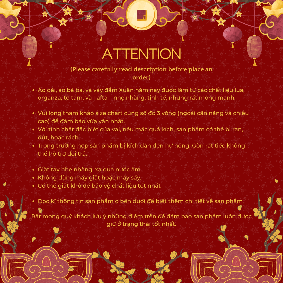 Áo Dài Hà Bích (Pants Sold Seperately)