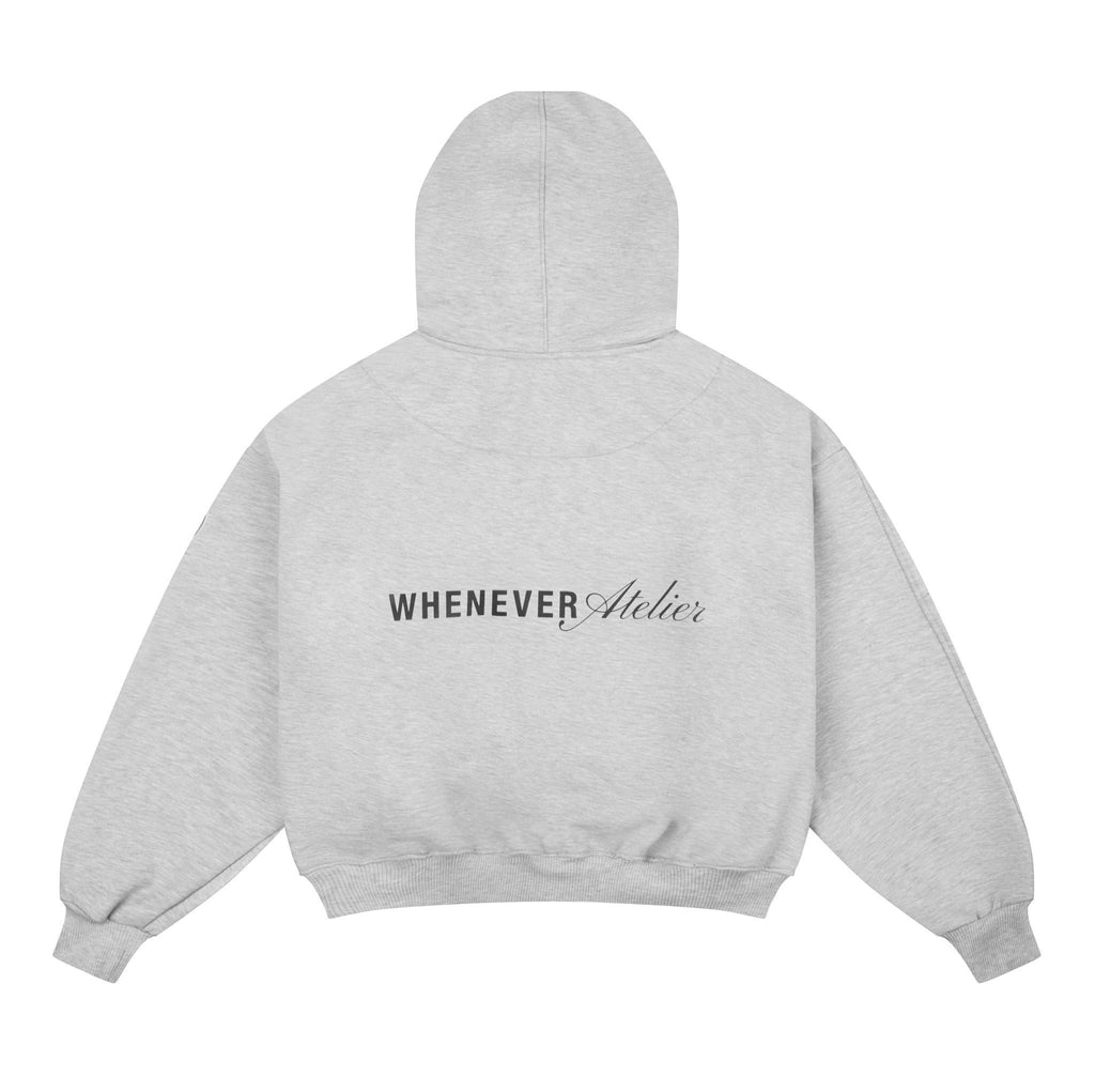 “WHENEVER” BEAR HOODIE ZIP