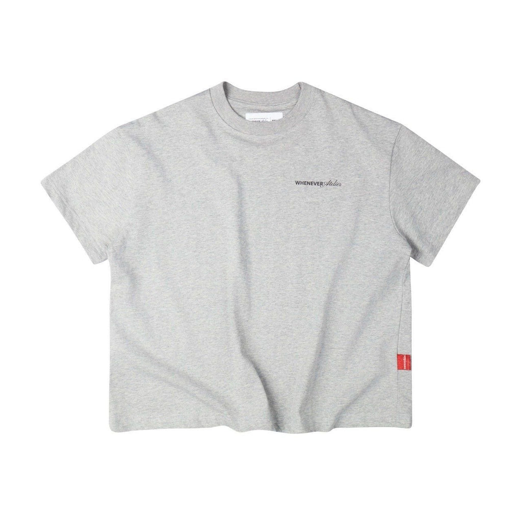 “WHENEVER” LOGO OVERSIZE T-SHIRT