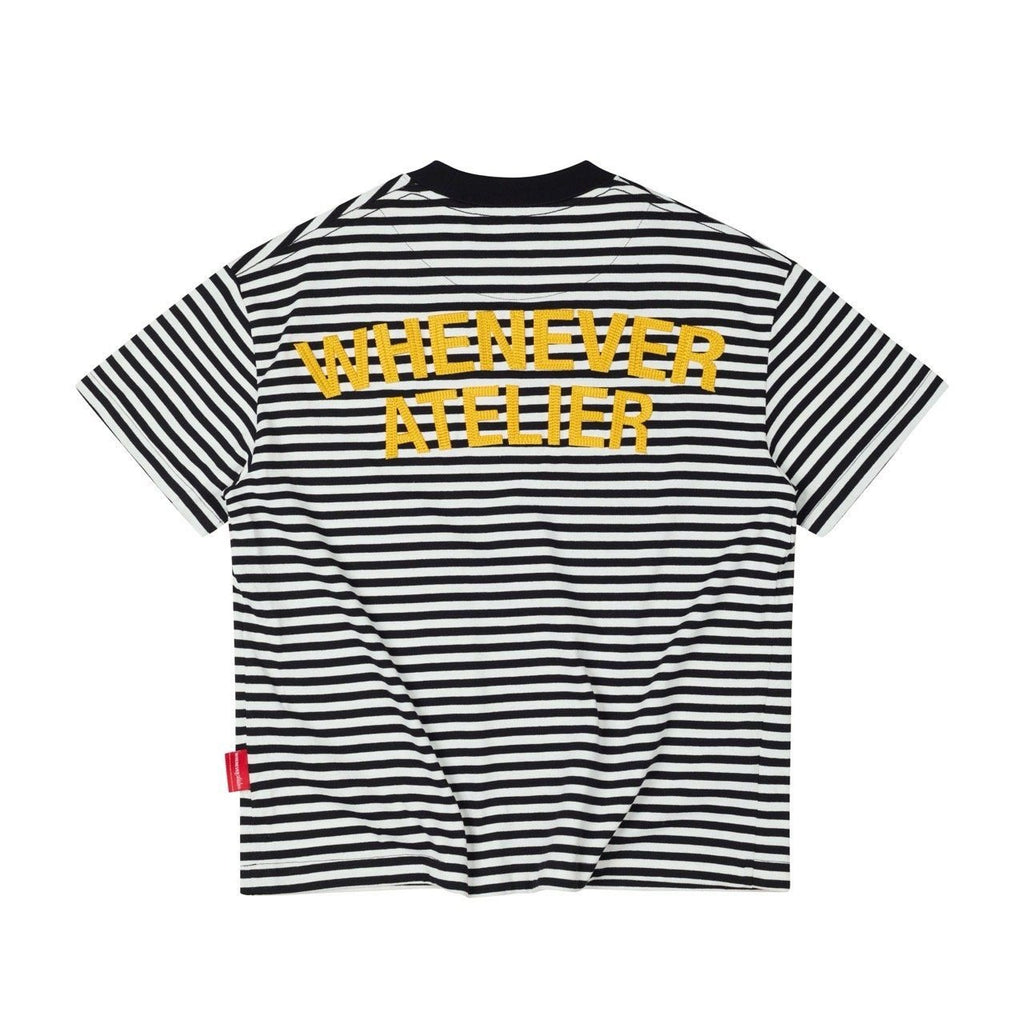 “WHENEVER” STRIPED T-SHIRT VER2