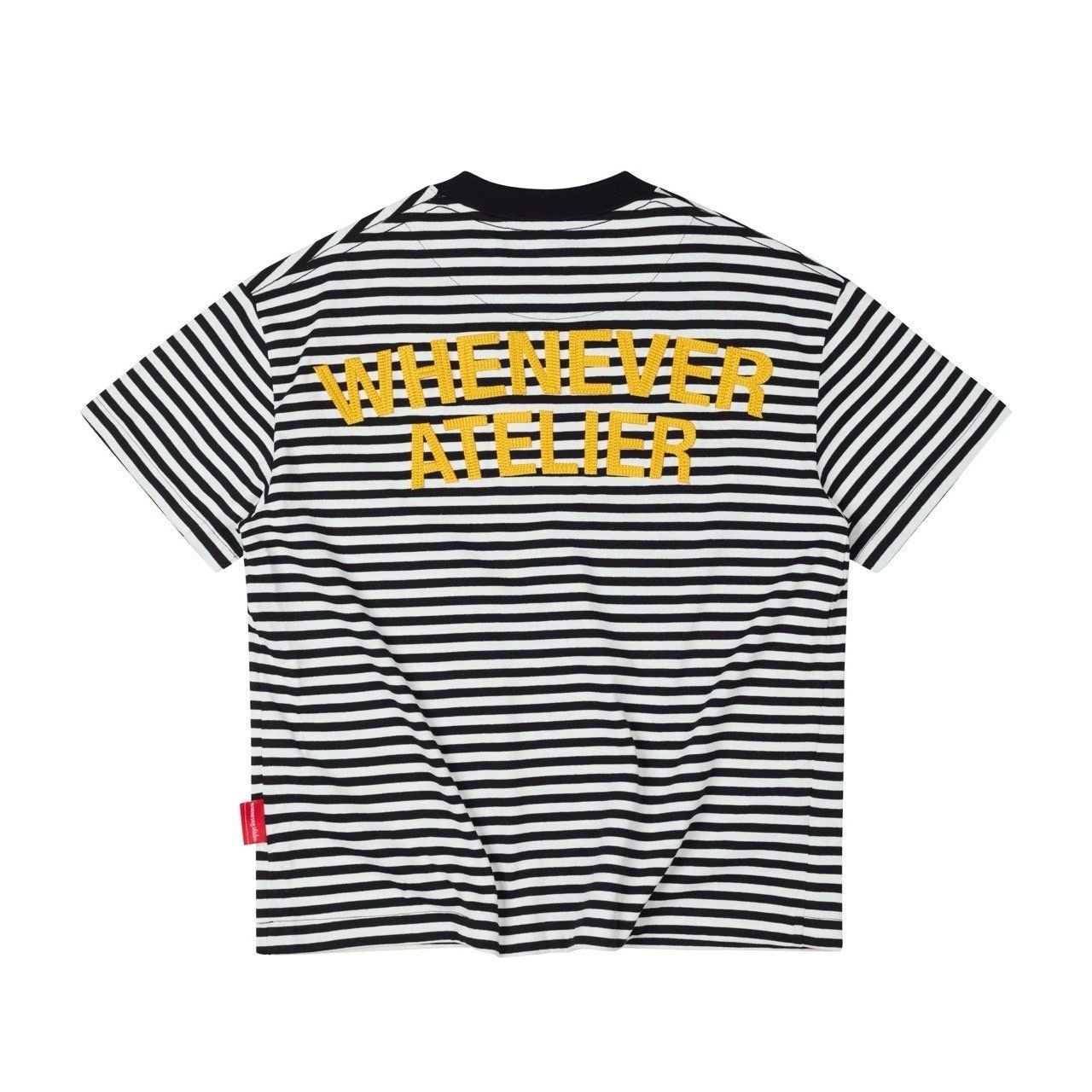 “WHENEVER” STRIPED T-SHIRT VER2