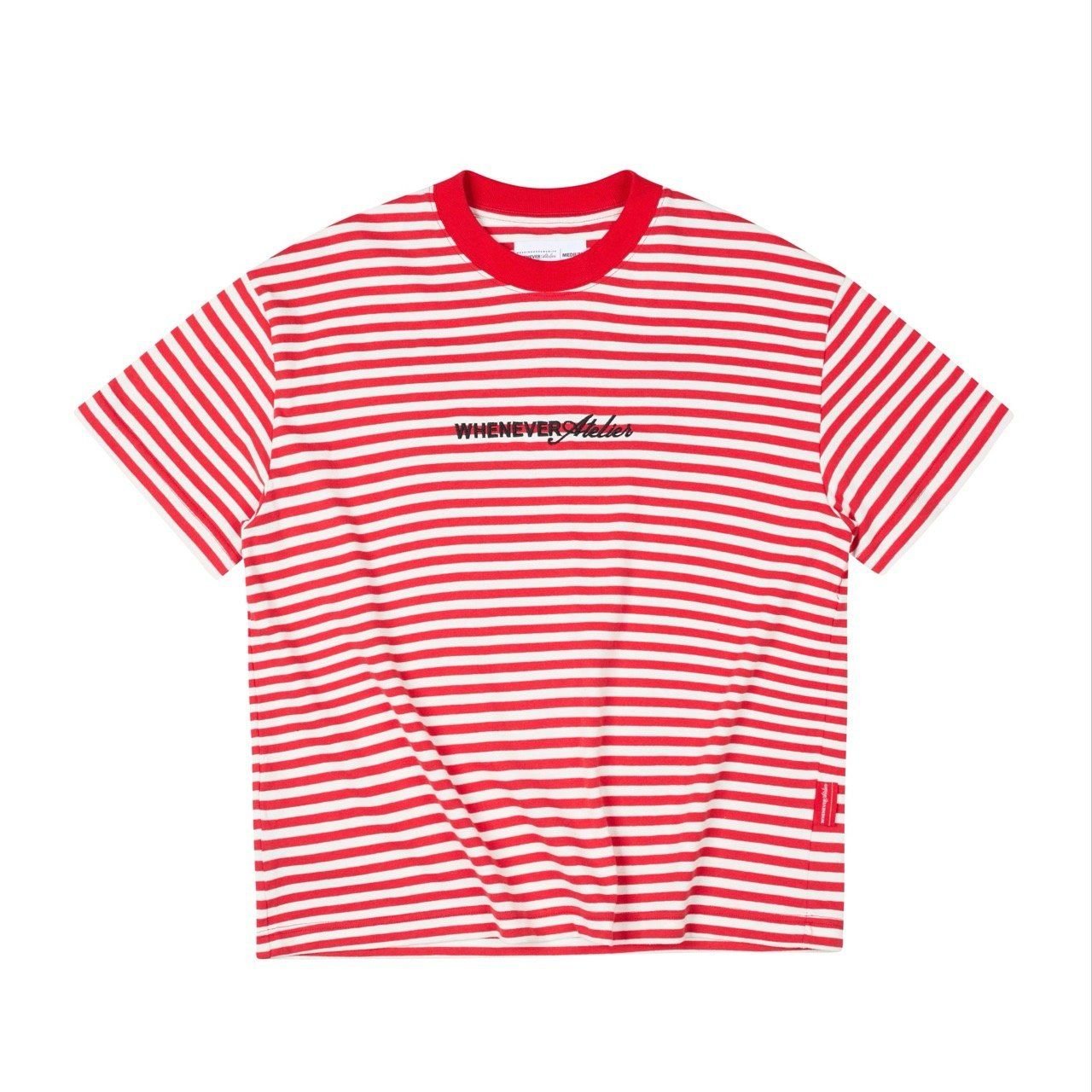“WHENEVER” STRIPED T-SHIRT VER2