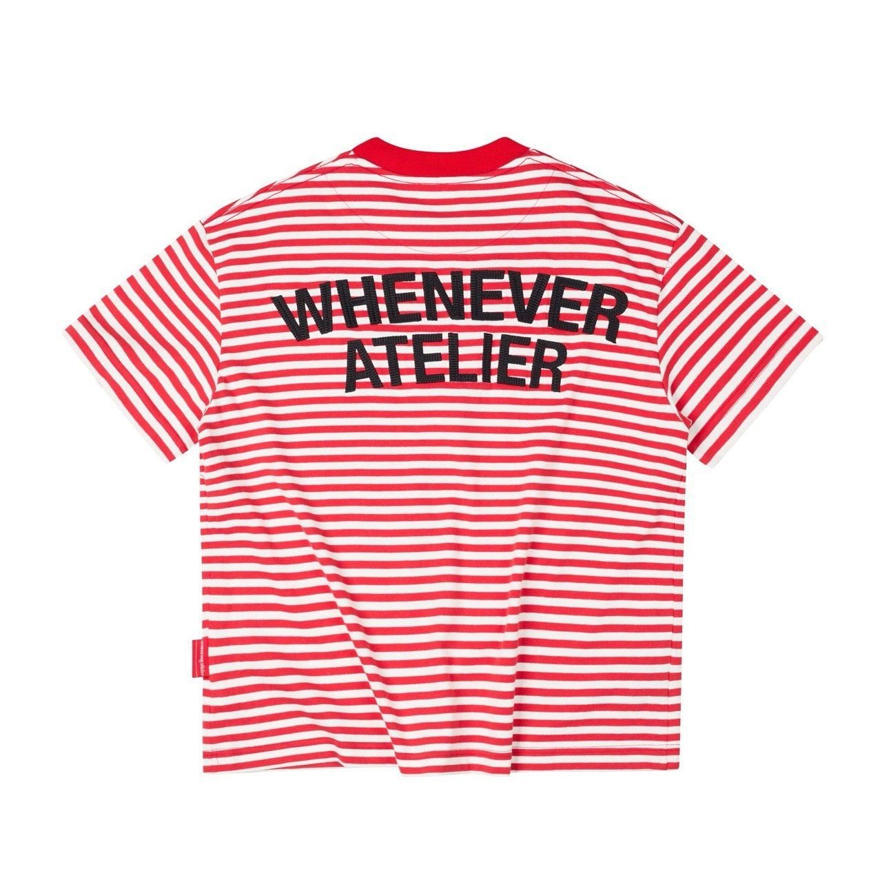 “WHENEVER” STRIPED T-SHIRT VER2