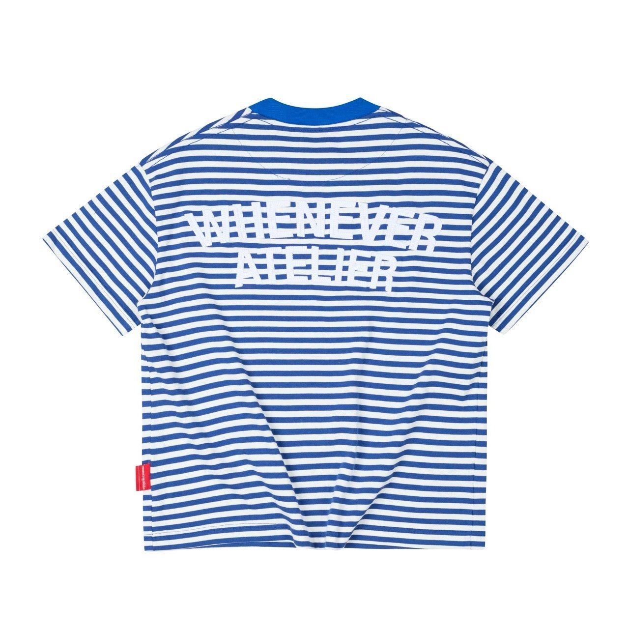“WHENEVER” STRIPED T-SHIRT VER2
