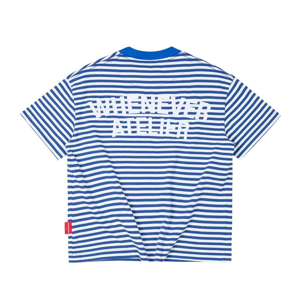 “WHENEVER” STRIPED T-SHIRT VER2