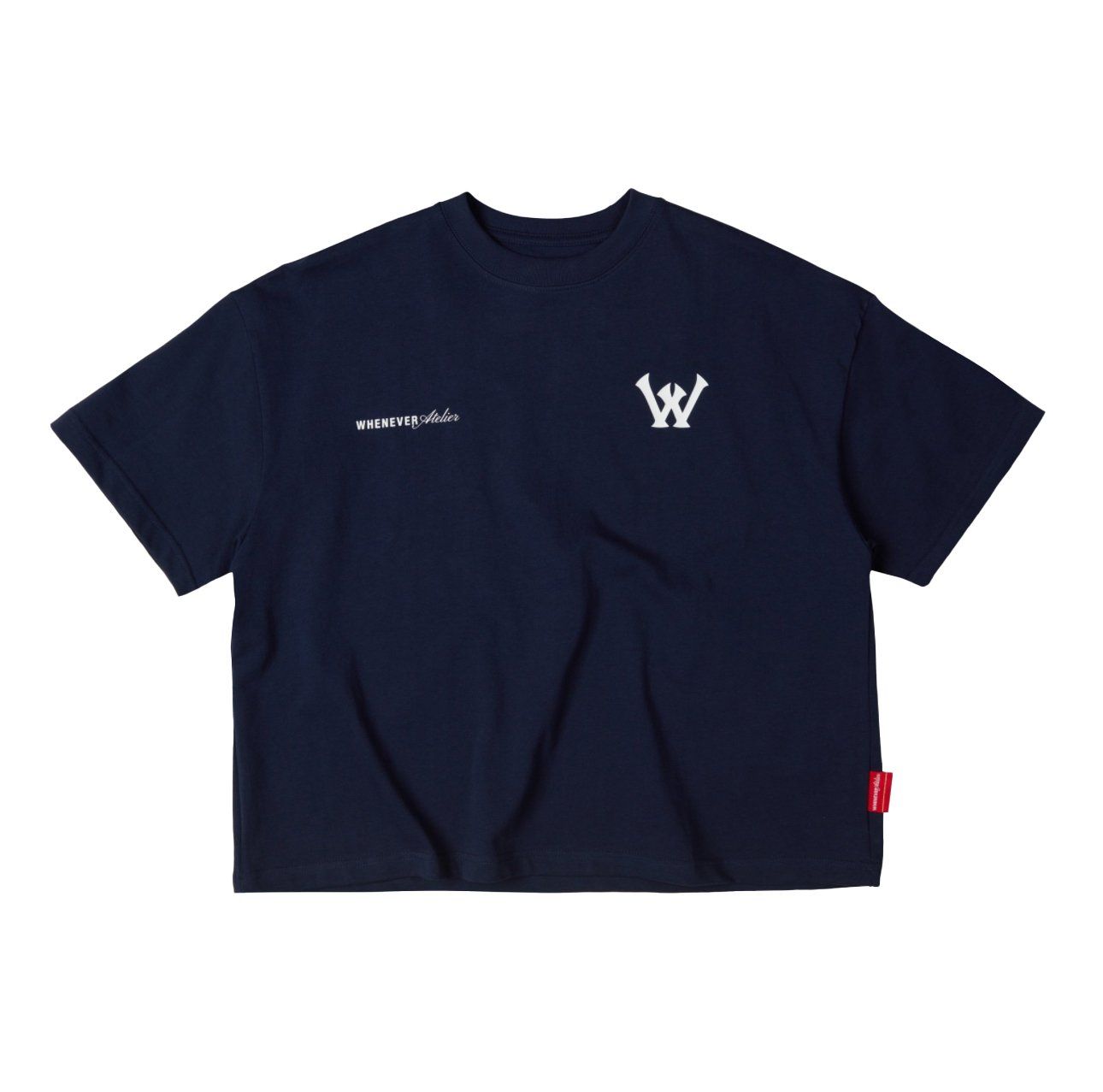 “WHENEVER” W BASIC T-SHIRT
