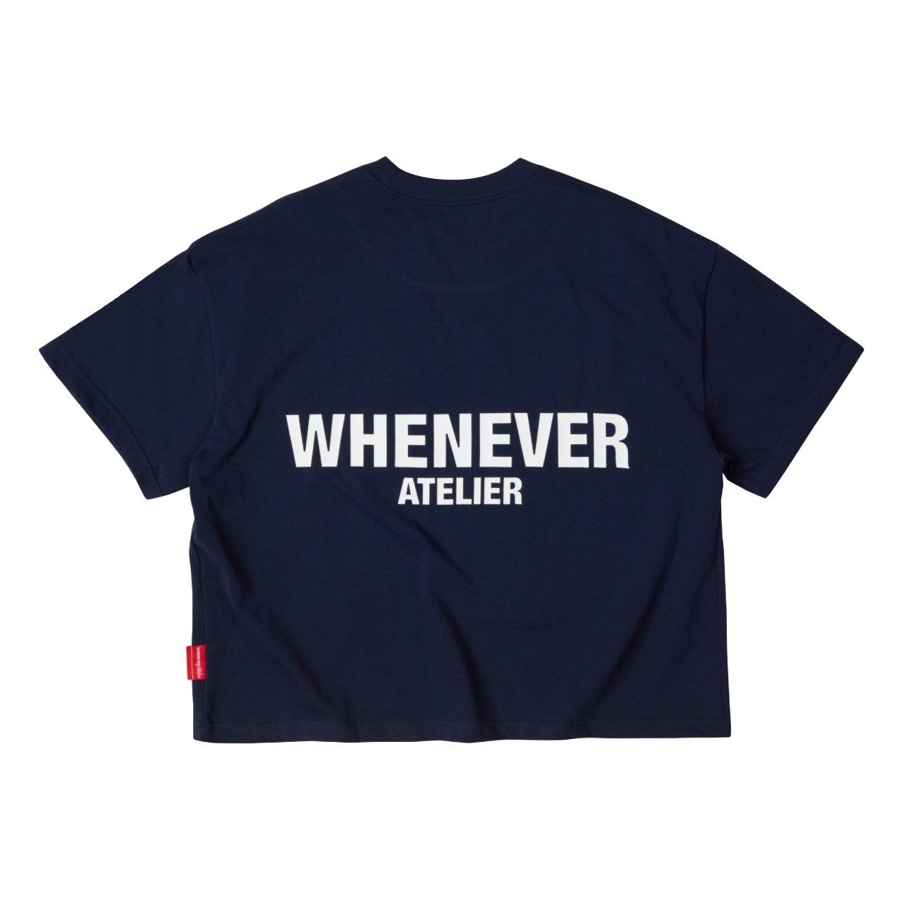 “WHENEVER” W BASIC T-SHIRT