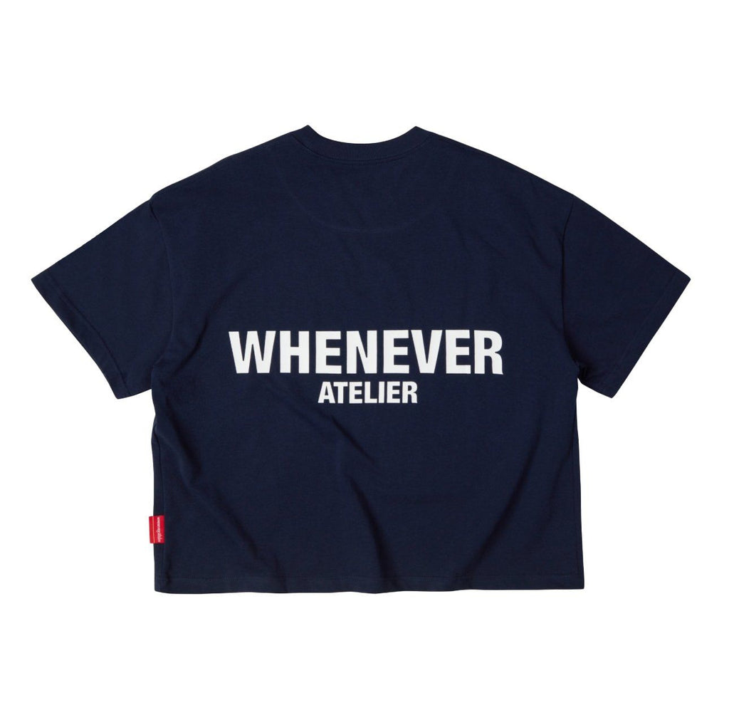 “WHENEVER” W BASIC T-SHIRT