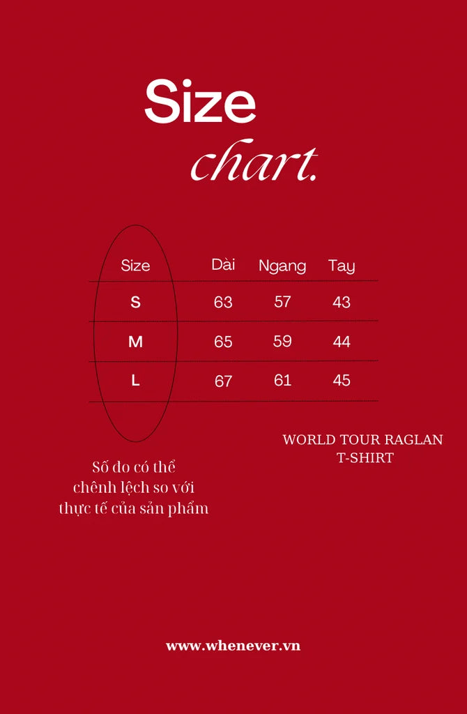 "WHENEVER" WORLD TOUR TEE