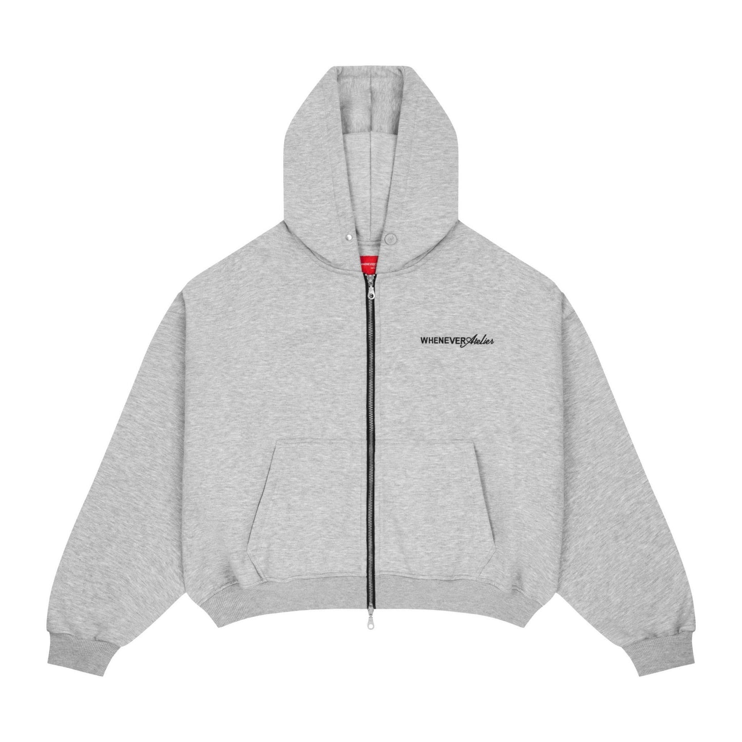 “WHENEVER” BASIC ZIP-UP HOODIE VER 2