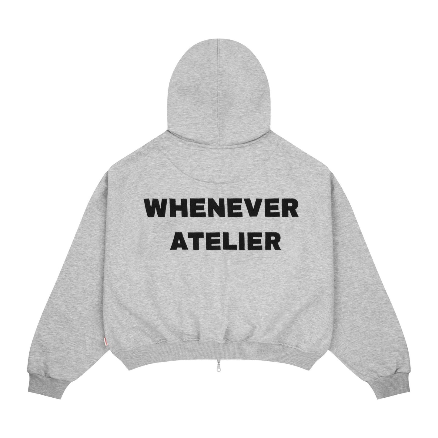 “WHENEVER” BASIC ZIP-UP HOODIE VER 2