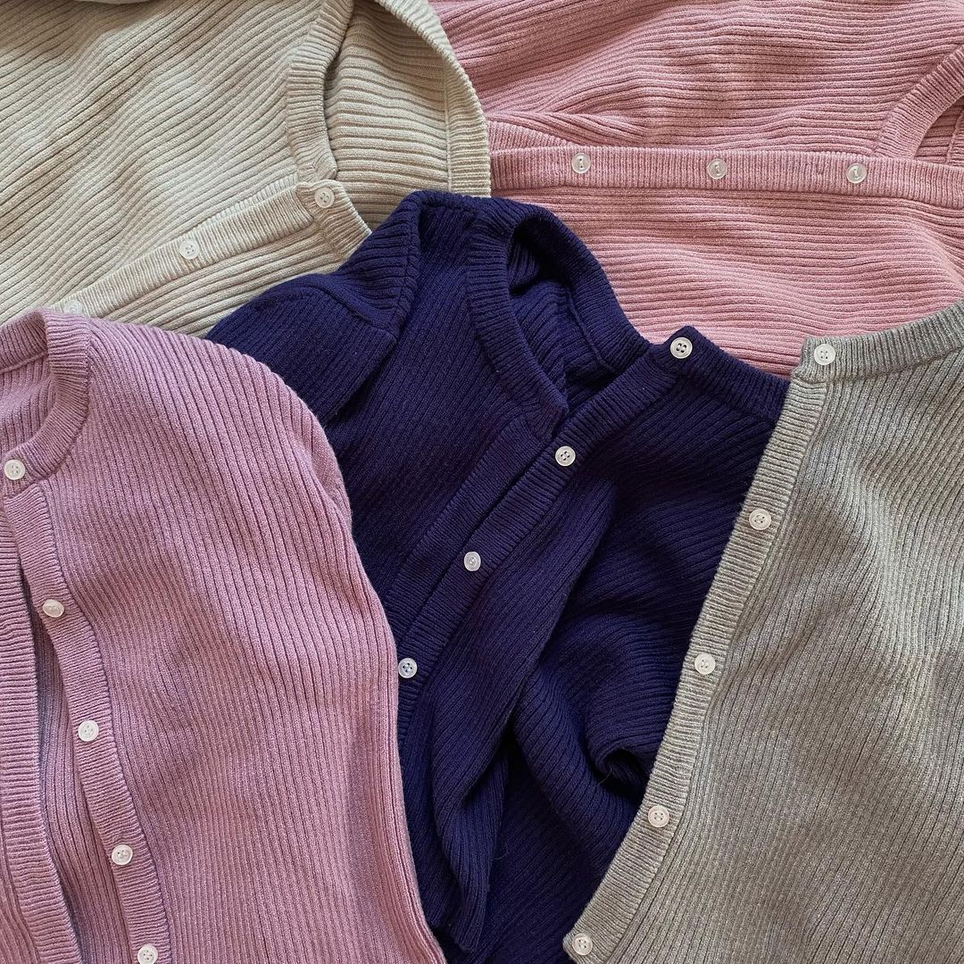 Pink Conan Knit Cardigan - Gòn.