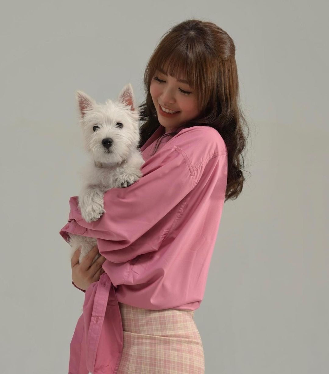 Berries Oversized Shirts In Pink - Gòn.